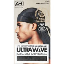 Absolute UltraWave Satin Durag Black HFDR01