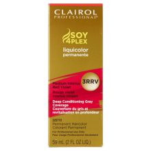 Clairol Soy4Plex 3RRV Medium Intense Red Violet LiquiColor Permanent Hair Color