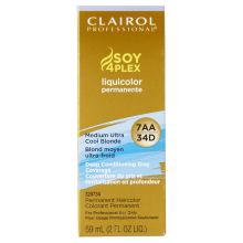 Clairol Soy4Plex 7AA/34D Medium Ultra Cool Blonde LiquiColor Permanent Hair Color