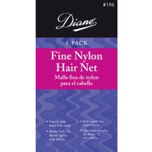 Diane 3-Pack Fine Nylon Hair Net Dark Brown