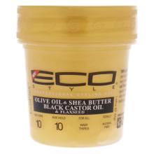 Eco Olive Oil and Shea Butter Black Castor Oil and Flaxseed Style Gel 1.6 oz