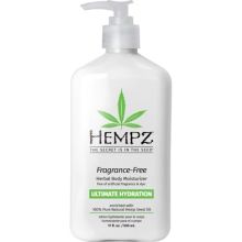 Hempz Fragrance Free Lotion 17 oz
