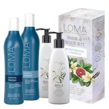 Loma Moisturizing Shampoo & Conditioner Plus Free Body Wash & Lotion