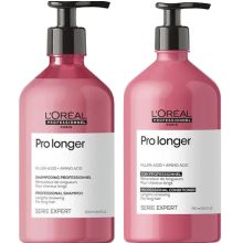 L'oreal Professionnel Serie Expert Pro Longer Shampoo & Conditioner 16.9 oz (U/B Duo)