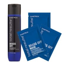 Matrix Brass Off Conditioner 10.1 oz With 3 Free Brass Off Mask Packette