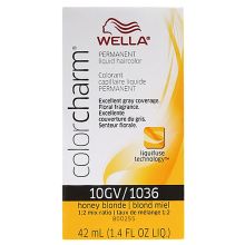 Wella Color Charm Permanent Liquid Haircolor 10GV/1036 Honey Blonde 1.4 oz