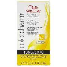 Wella Color Charm Permanent Liquid Haircolor 10NG/1070 Honey Beige Blonde 1.4 oz