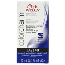 Wella Color Charm Permanent Liquid Haircolor 3A/148 Dark Ash Brown 1.4 oz