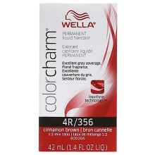 Wella Color Charm Permanent Liquid Haircolor 4R/356 Cinnamon Brown 1.4 oz