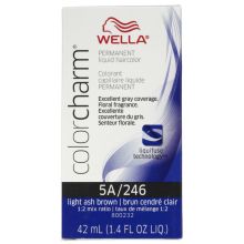 Wella Color Charm Permanent Liquid Haircolor 5A/246 Light Ash Brown 1.4 oz