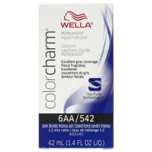 Wella Color Charm Permanent Liquid Haircolor 6AA/542 Dark Blonde Intense Ash 1.4 oz