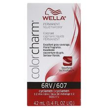 Wella Color Charm Permanent Liquid Haircolor 6RV/607 Cyclamen 1.4 oz