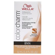 Wella Color Charm Permanent Liquid Haircolor 8NN Intense Light Blonde 1.4 oz